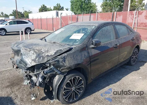 2015 Toyota Corolla S Plus из США, поврежденный, VIN 5YFBURHE2FP334904